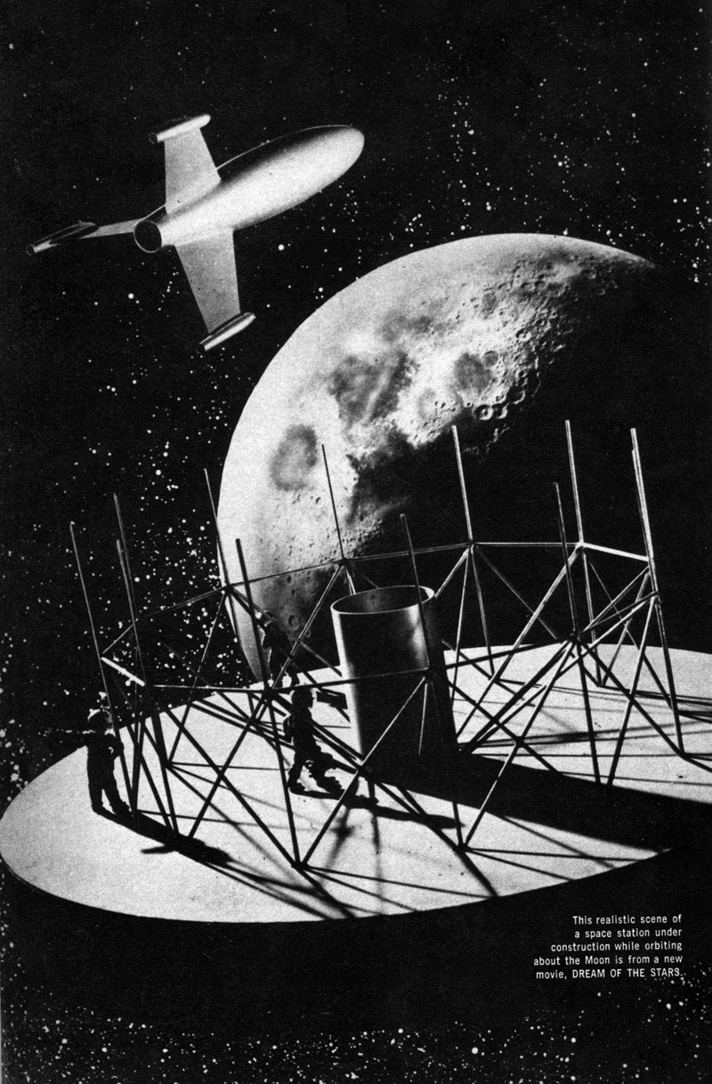 Illustration for article titled Scenes from the 1950s Space Movie That No One Saw